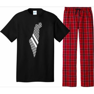 Palestine Free Palestine Free Gaza Palestine Flag Arabic Pajama Set