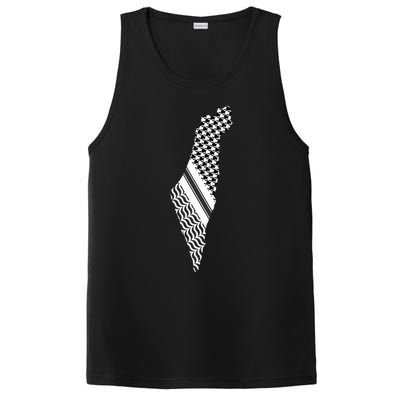 Palestine Free Palestine Free Gaza Palestine Flag Arabic PosiCharge Competitor Tank