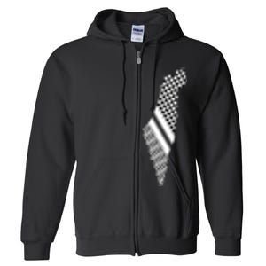 Palestine Free Palestine Free Gaza Palestine Flag Arabic Full Zip Hoodie