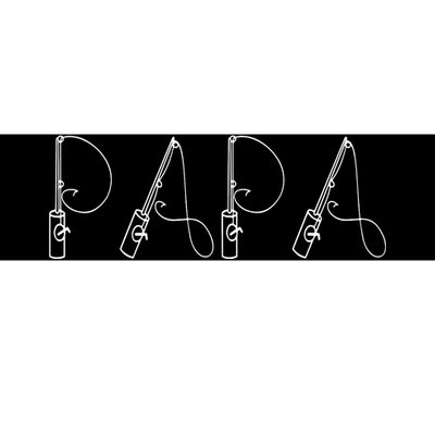 Papa Fishing Bumper Sticker