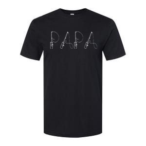 Papa Fishing Softstyle CVC T-Shirt