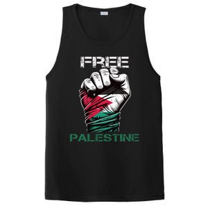 Palestine Free Palestine In Arabic Free Gaza Palestine Flag Design PosiCharge Competitor Tank