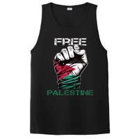 Palestine Free Palestine In Arabic Free Gaza Palestine Flag Design PosiCharge Competitor Tank