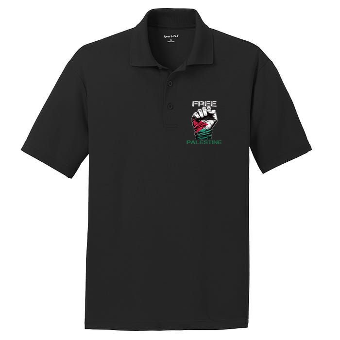 Palestine Free Palestine In Arabic Free Gaza Palestine Flag Design PosiCharge RacerMesh Polo