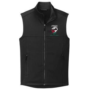 Palestine Free Palestine In Arabic Free Gaza Palestine Flag Design Collective Smooth Fleece Vest