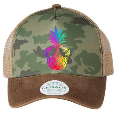Pineapple Funny Pineapple Hawaii Summer Pineapple Legacy Tie Dye Trucker Hat