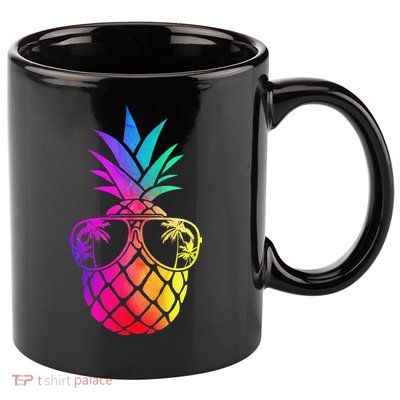 Pineapple Funny Pineapple Hawaii Summer Pineapple 11oz C Handle Ceramic Mug