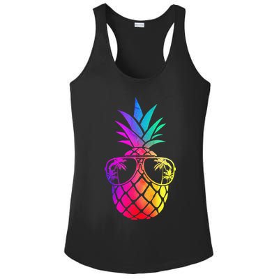 Pineapple Funny Pineapple Hawaii Summer Pineapple Ladies PosiCharge Competitor Racerback Tank