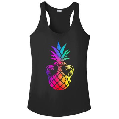 Pineapple Funny Pineapple Hawaii Summer Pineapple Ladies PosiCharge Competitor Racerback Tank