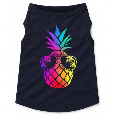 Pineapple Funny Pineapple Hawaii Summer Pineapple Doggie Tank