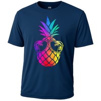 Pineapple Funny Pineapple Hawaii Summer Pineapple Cooling Performance Crew T-Shirt