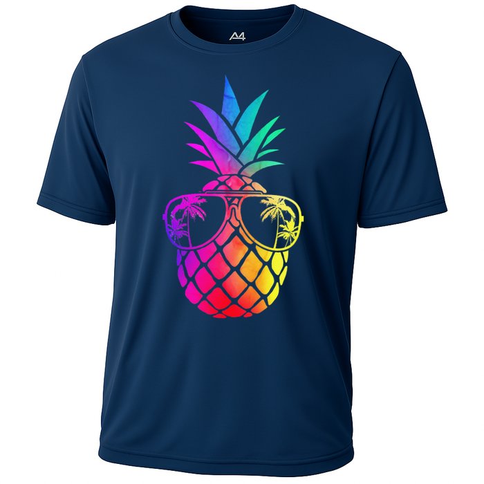 Pineapple Funny Pineapple Hawaii Summer Pineapple Cooling Performance Crew T-Shirt