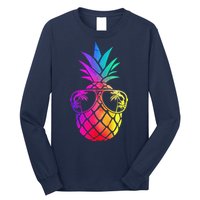 Pineapple Funny Pineapple Hawaii Summer Pineapple Long Sleeve Shirt