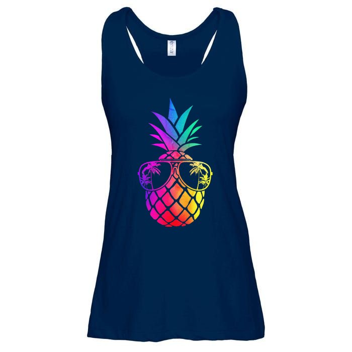 Pineapple Funny Pineapple Hawaii Summer Pineapple Ladies Essential Flowy Tank