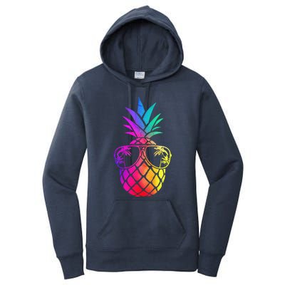 Pineapple Funny Pineapple Hawaii Summer Pineapple Women's Pullover Hoodie