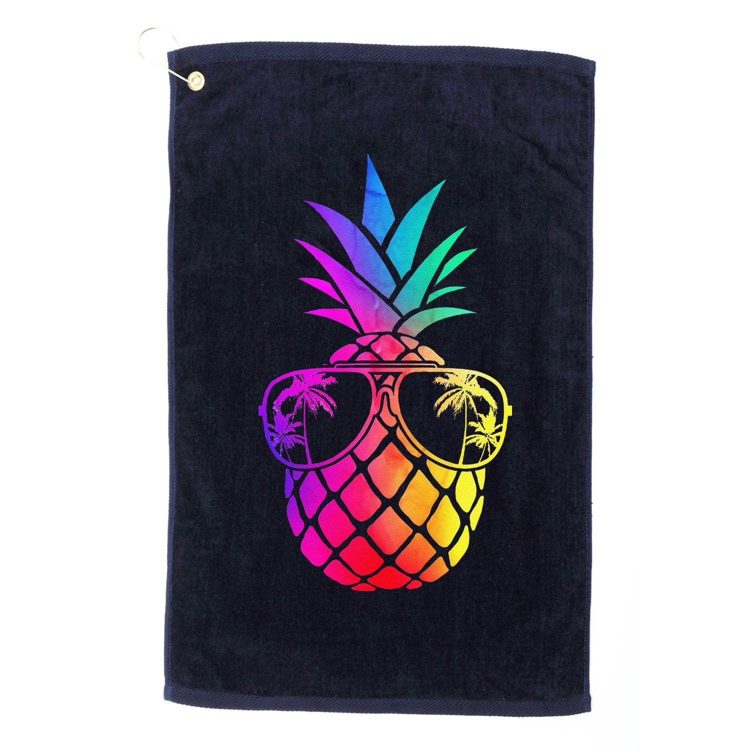 Pineapple Funny Pineapple Hawaii Summer Pineapple Golf Towel
