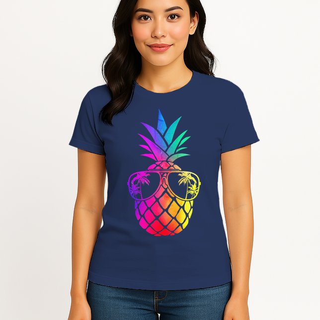 Pineapple Funny Pineapple Hawaii Summer Pineapple Womens T-Shirt