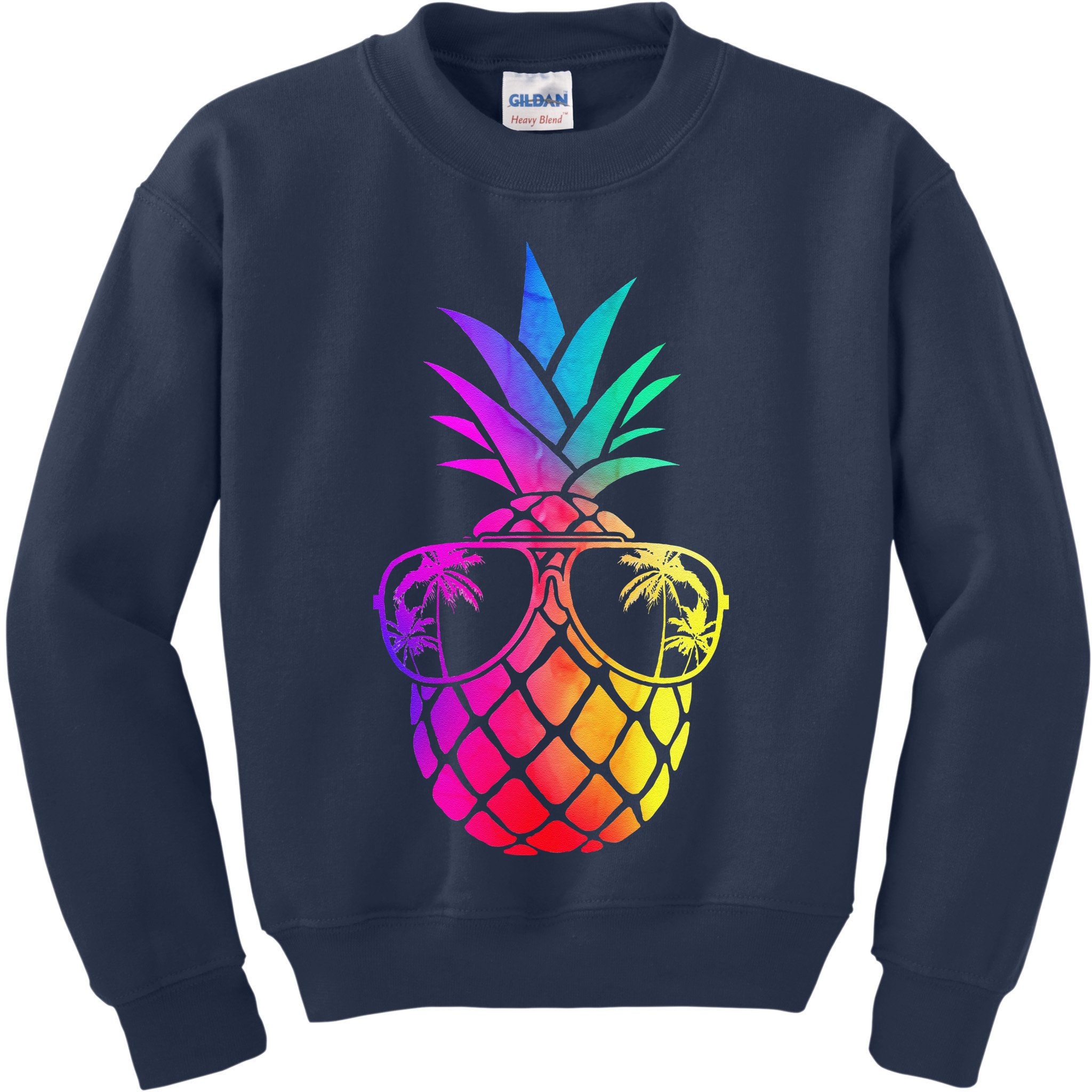 Pineapple Funny Pineapple Hawaii Summer Pineapple Kids Sweatshirt