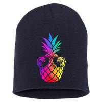 Pineapple Funny Pineapple Hawaii Summer Pineapple Short Acrylic Beanie
