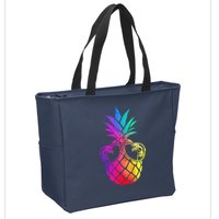 Pineapple Funny Pineapple Hawaii Summer Pineapple Zip Tote Bag