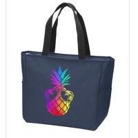 Pineapple Funny Pineapple Hawaii Summer Pineapple Zip Tote Bag