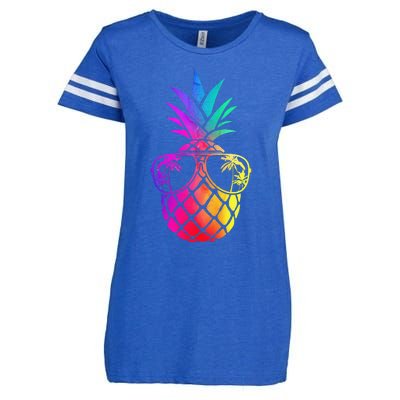 Pineapple Funny Pineapple Hawaii Summer Pineapple Enza Ladies Jersey Football T-Shirt