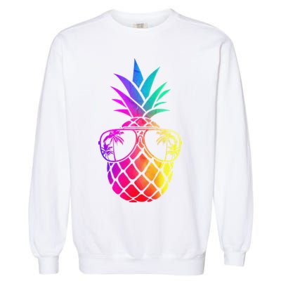 Pineapple Funny Pineapple Hawaii Summer Pineapple Garment-Dyed Sweatshirt