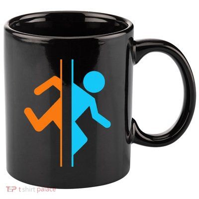 Portal Funny 11oz C Handle Ceramic Mug