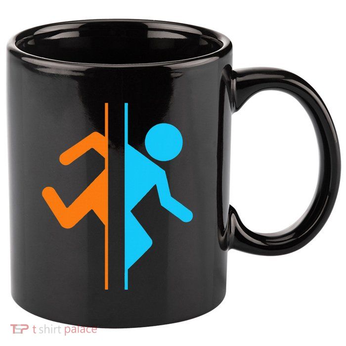 Portal Funny 11oz C Handle Ceramic Mug