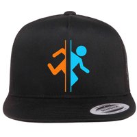 Portal Funny Flat Bill Trucker Hat