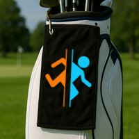 Portal Funny Golf Towel