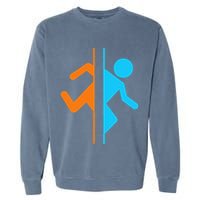 Portal Funny Garment-Dyed Sweatshirt