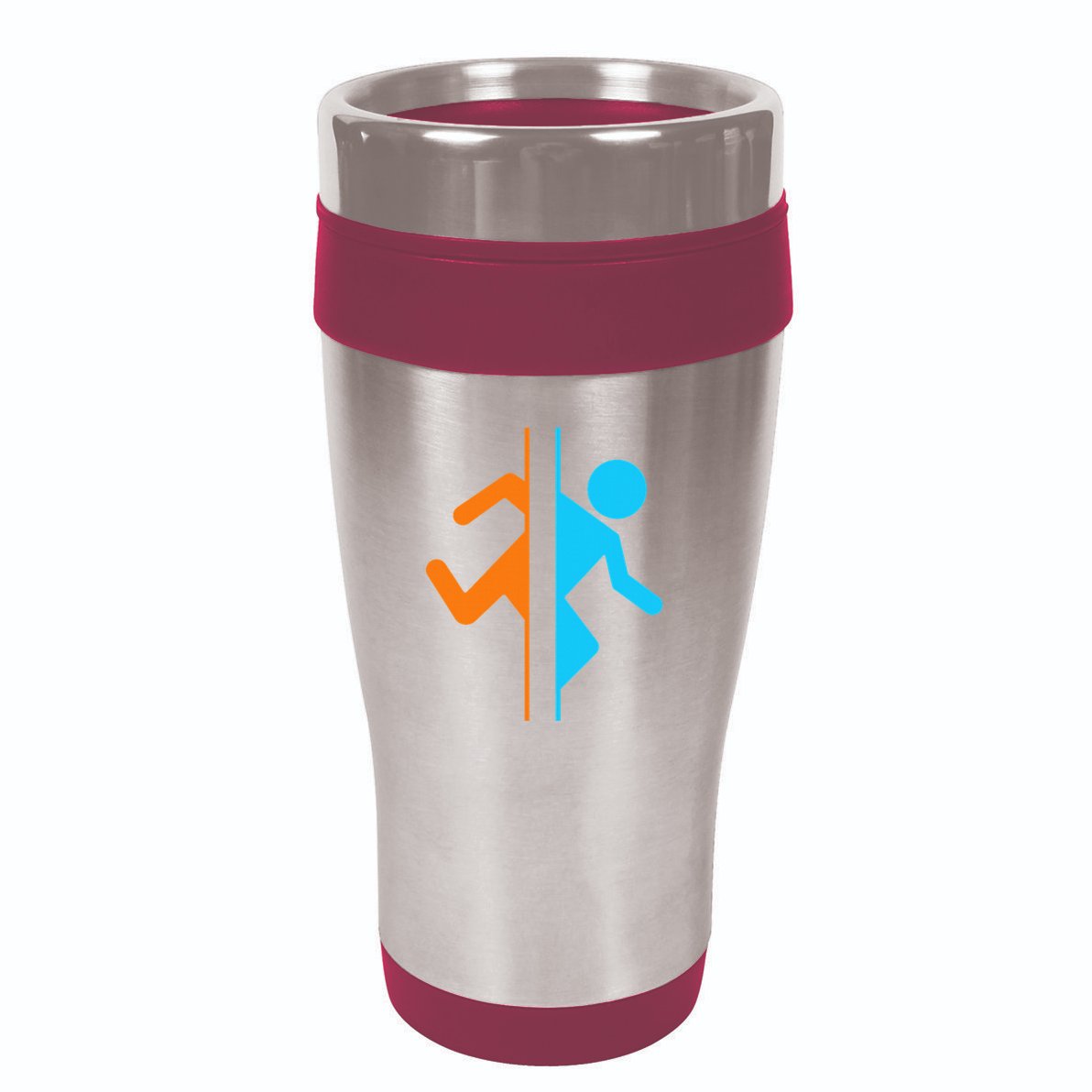Portal Funny 16oz Travel Tumbler