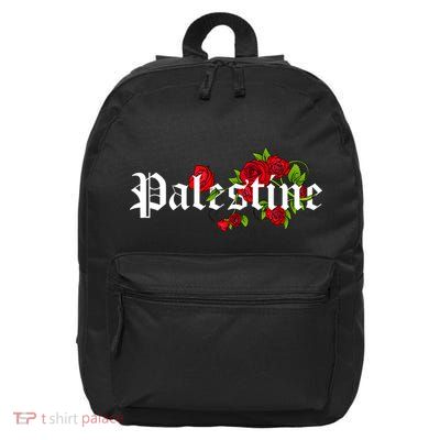 Palestine Free Palestine Free Gaza Palestine Flag Arabic 16 in Basic Backpack