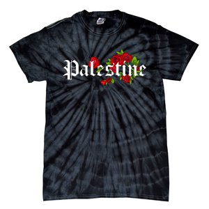 Palestine Free Palestine Free Gaza Palestine Flag Arabic Tie-Dye T-Shirt