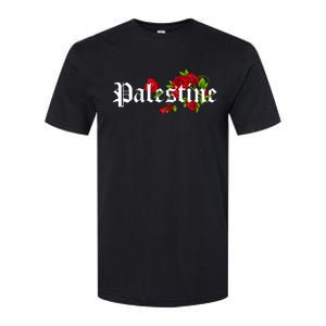 Palestine Free Palestine Free Gaza Palestine Flag Arabic Softstyle CVC T-Shirt