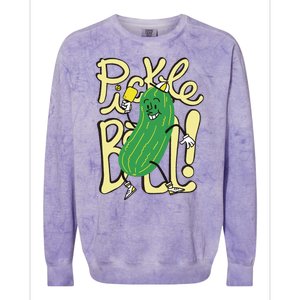 Pickleball Funny Pickle Sport Colorblast Crewneck Sweatshirt