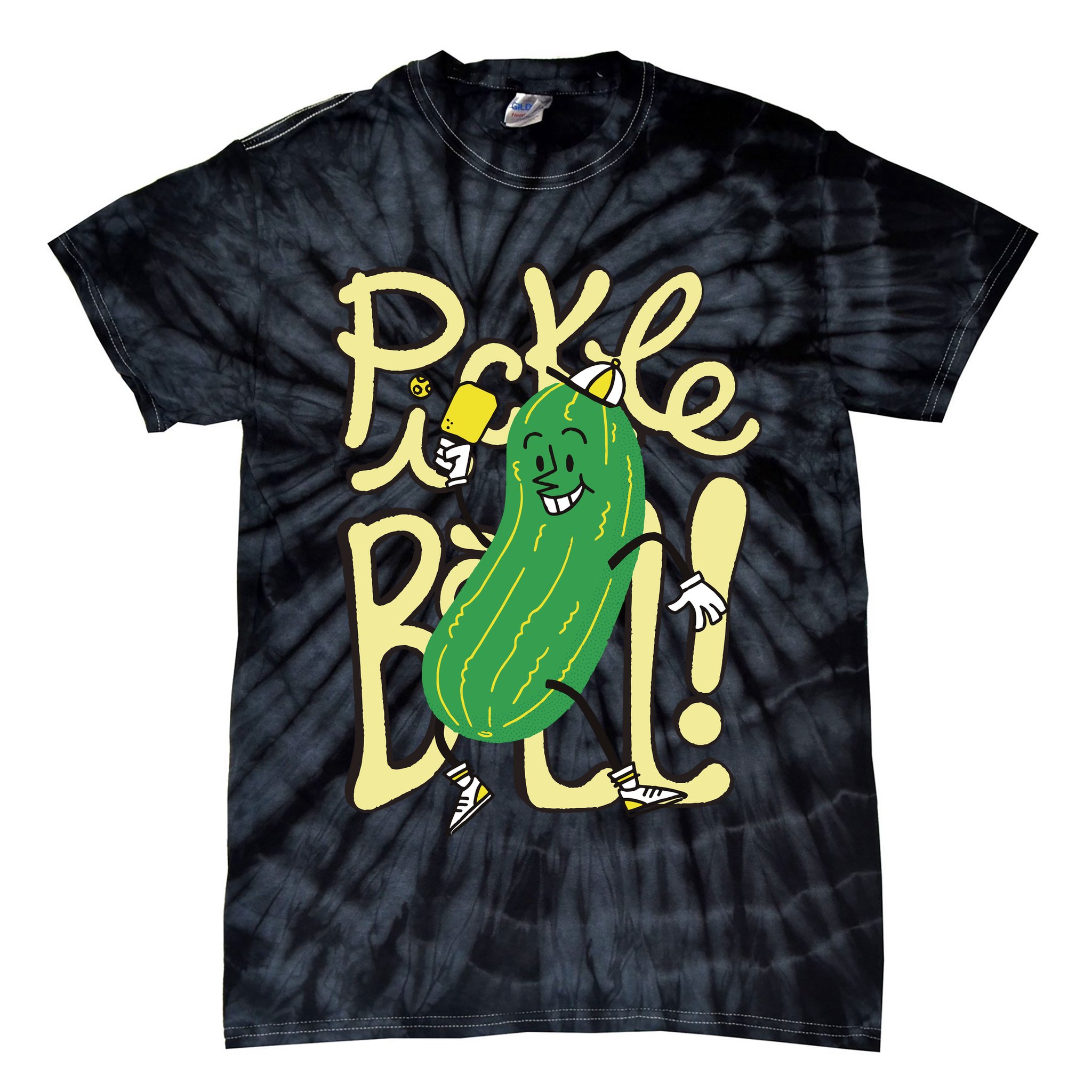 Pickleball Funny Pickle Sport Tie-Dye T-Shirt