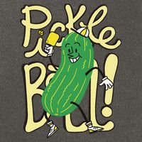 Pickleball Funny Pickle Sport Cotton Canvas Backpack