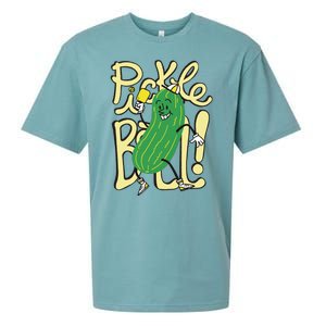 Pickleball Funny Pickle Sport Sueded Cloud Jersey T-Shirt