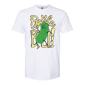 Pickleball Funny Pickle Sport Softstyle CVC T-Shirt