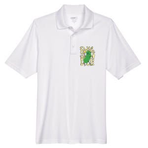 Pickleball Funny Pickle Sport Men's Origin Performance Pique Polo