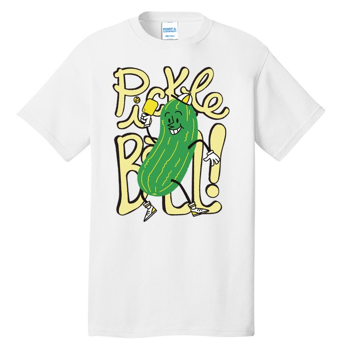 Pickleball Funny Pickle Sport Tall T-Shirt