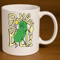 Pickleball Funny Pickle Sport 11oz C Handle Ceramic Mug
