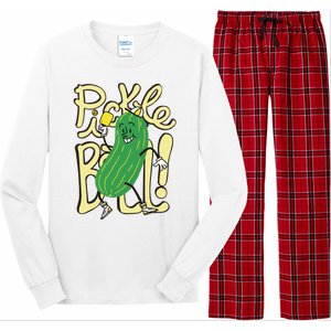 Pickleball Funny Pickle Sport Long Sleeve Pajama Set