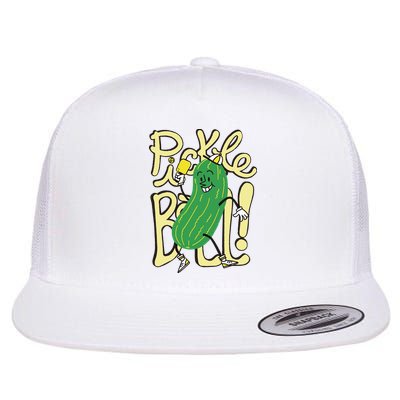 Pickleball Funny Pickle Sport Flatbill Hat