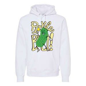 Pickleball Funny Pickle Sport Premium Hoodie