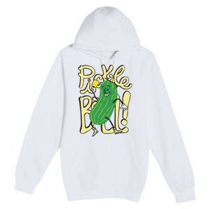 Pickleball Funny Pickle Sport Premium Pullover Hoodie