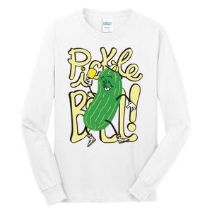 Pickleball Funny Pickle Sport Tall Long Sleeve T-Shirt