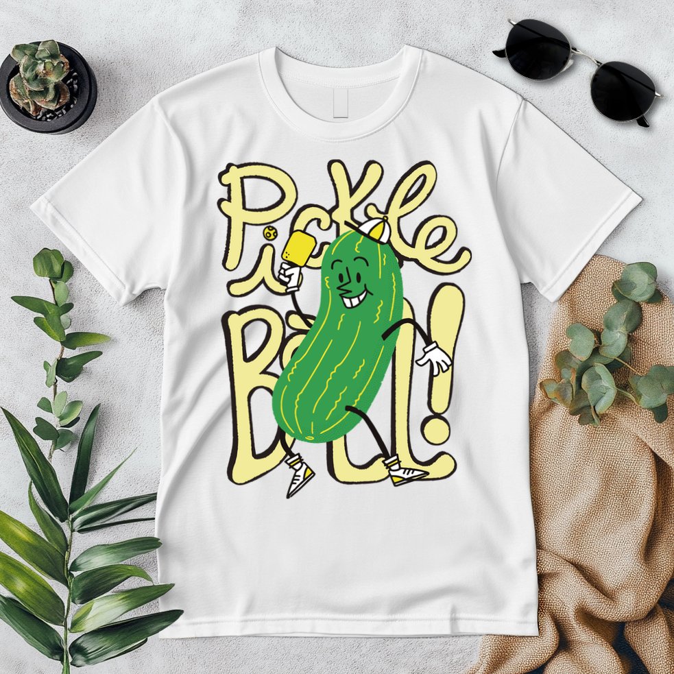 Pickleball Funny Pickle Sport Premium T-Shirt